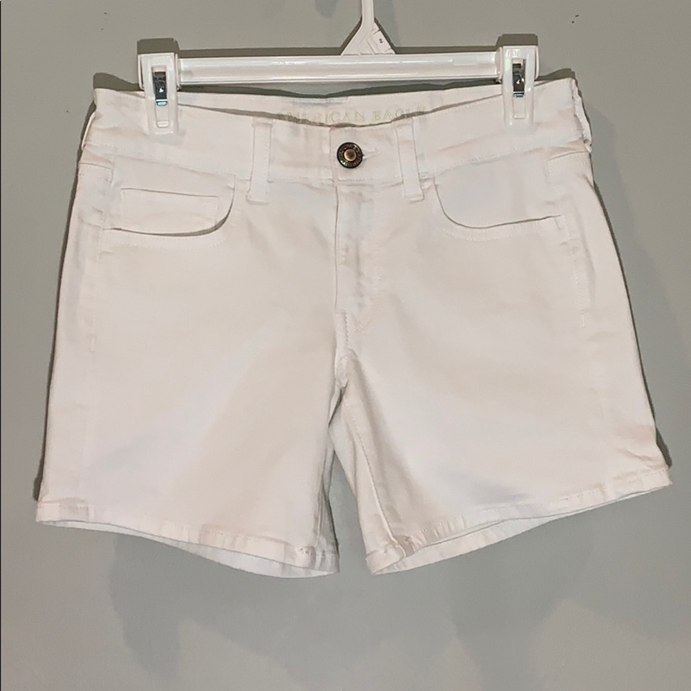 Brand new American Eagle White Midi Jean Shorts